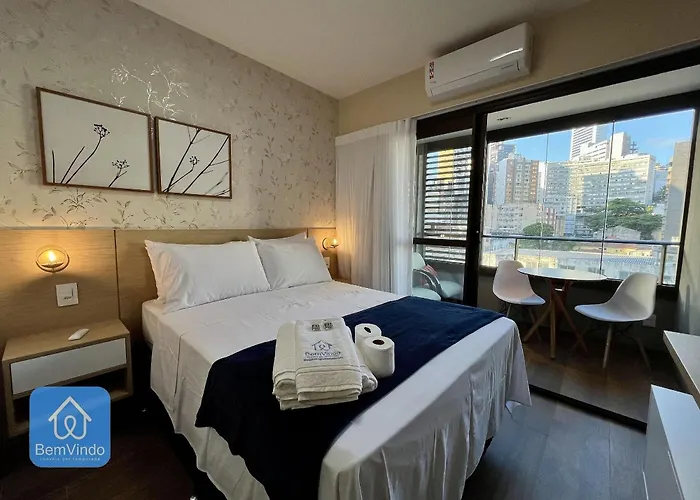Studio Confortavel E Moderno Na Barra